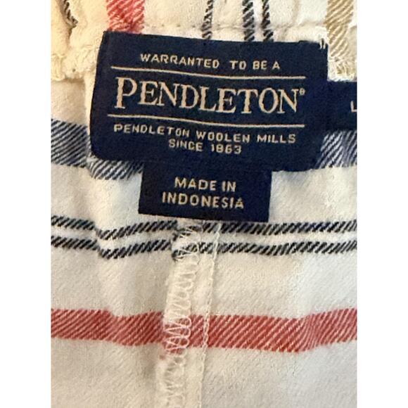 Pendleton Pajama Pants Mens Large Flannel Striped Lounge PJs Cabincore Preppy - Picture 3 of 8
